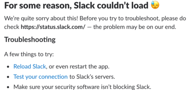 วิธีแก้ไข Slack หากเชื่อมต่ออินเทอร์เน็ตไม่ได้