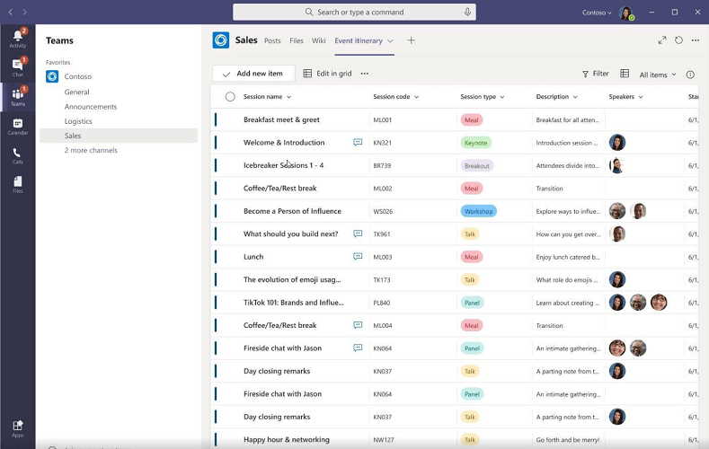 Daftar Microsoft membantu Anda mengatur diri sendiri dan orang lain