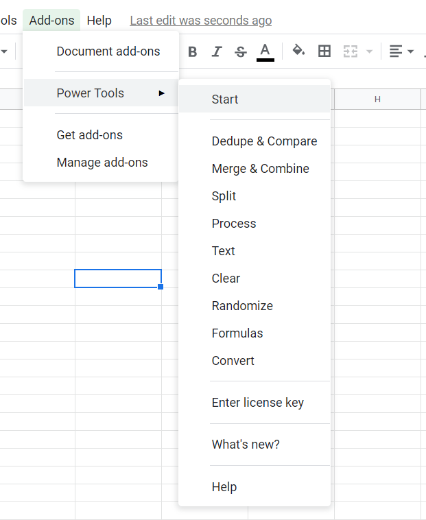 Cara menukar sel di Google Spreadsheet [Dua sel atau lebih]