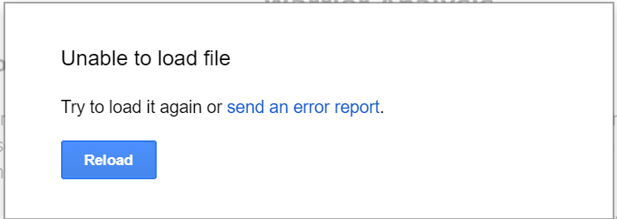 FIX: Impossibile caricare il file su Google Docs [Risolto]