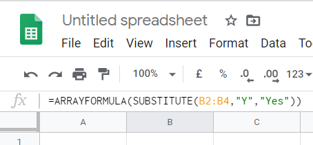 FIX: Der Array-Wert konnte nicht gefunden werden Fehler in Sheets