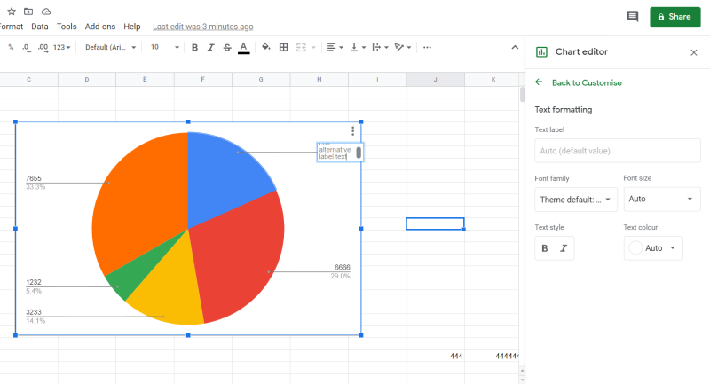 Como adicionar texto e legenda do rótulo no Planilhas Google [guia completo]