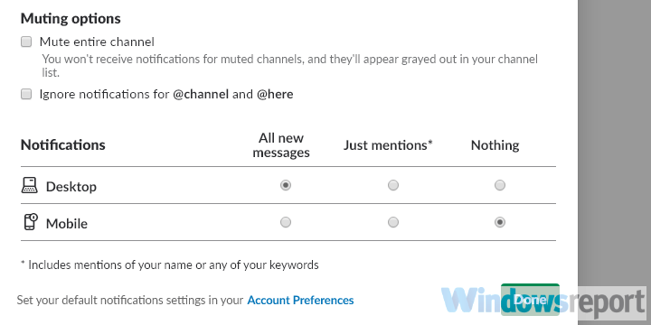 Como consertar notificações do Slack se elas não estiverem funcionando