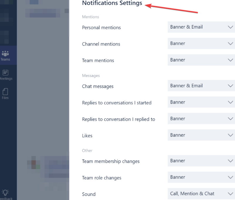 تصحيح: لن تختفي إعلامات Microsoft Teams