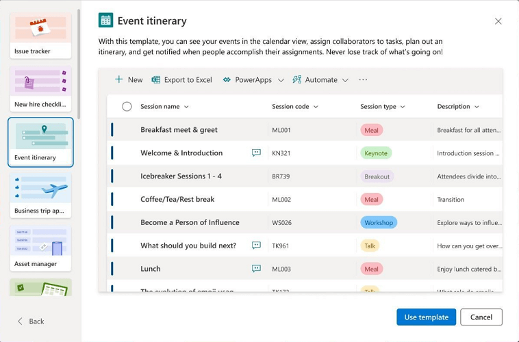 Microsoft Listeleri, kendinizi ve başkalarını düzenlemenize yardımcı olur