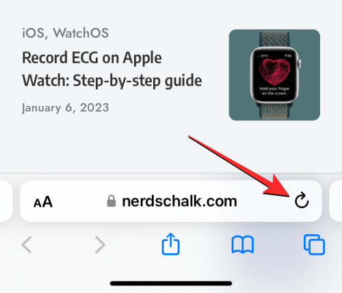 So aktualisieren Sie eine Seite auf dem iPhone in Safari, Chrome und mehr