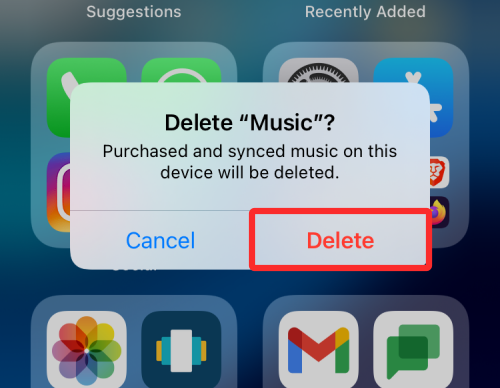 iPhoneのロック画面から音楽を削除する方法