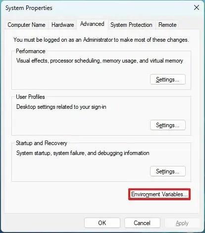 So erstellen Sie benutzerdefinierte Umgebungsvariablen unter Windows 11, 10