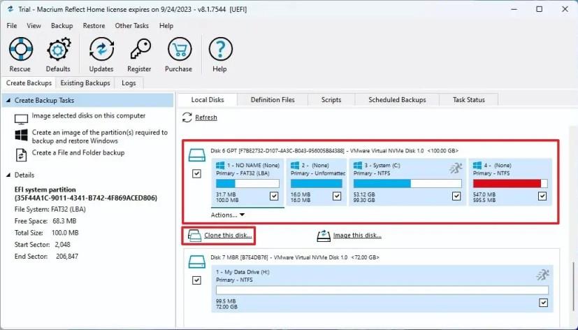 So klonen Sie eine Windows 11-Festplatte auf eine SSD mit Macrium Reflect