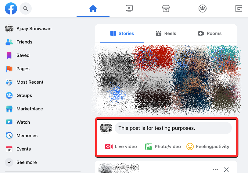 Facebook アプリで下書きを見つける方法