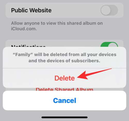 iPhoneで共有アルバムを削除する4つの方法