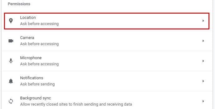 How to Stop Sites from Asking for Your location on Chrome