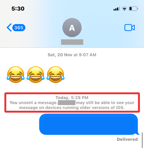 iMessage でメッセージを取り消すとどうなりますか?