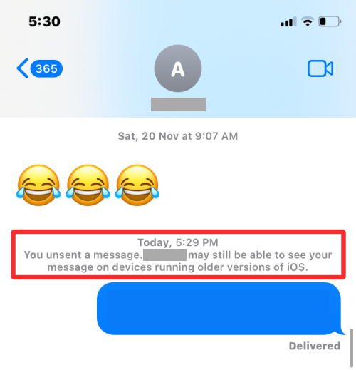 Was passiert, wenn Sie eine Nachricht in iMessage rückgängig machen?