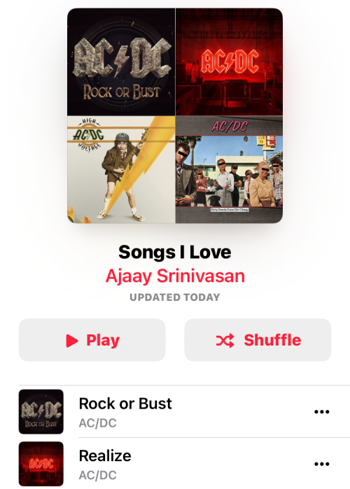 วิธีค้นหาเพลงรักบน Apple Music บน iPhone