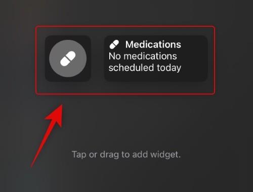 iPhone のロック画面に薬ウィジェットを追加する方法