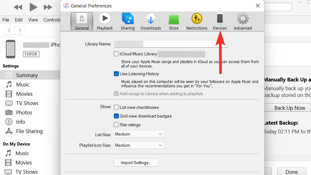 Comment supprimer la sauvegarde iTunes sur Windows 11