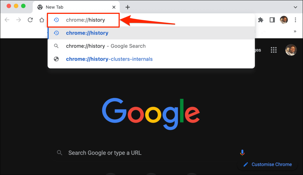 So löschen Sie den Such- und Browserverlauf auf Ihrem Chromebook