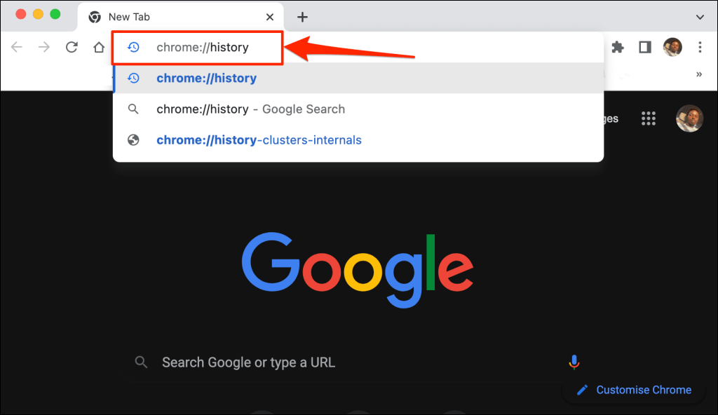 Comment supprimer l'historique de recherche et de navigation sur votre Chromebook