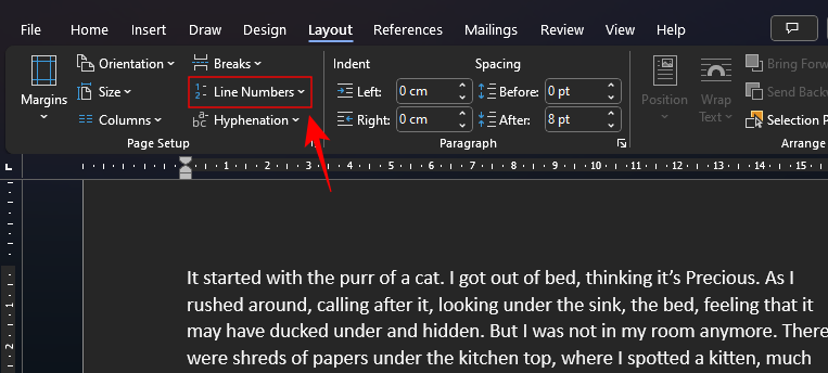 Comment numéroter des lignes, des paragraphes et des phrases dans MS Word [2023]