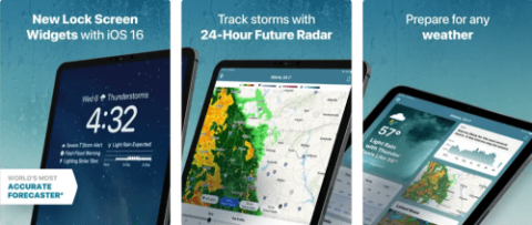 9 meilleures applications météo pour iPad en 2023