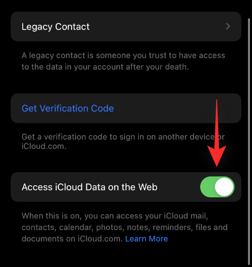 Comment désactiver l'accès à vos données sur iCloud Web