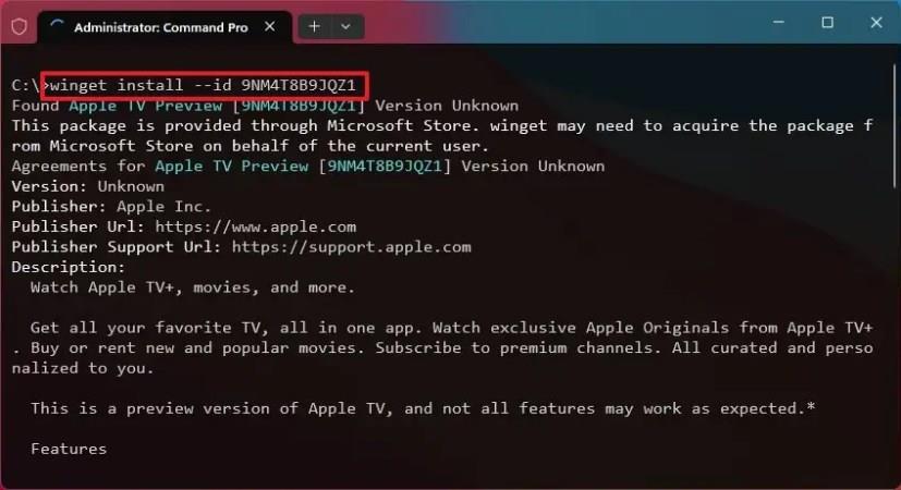 So installieren Sie die Apple TV (offizielle) App unter Windows 11