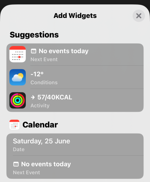 iOS 16 잠금 화면에서 위젯을 어디에 추가할 수 있나요?