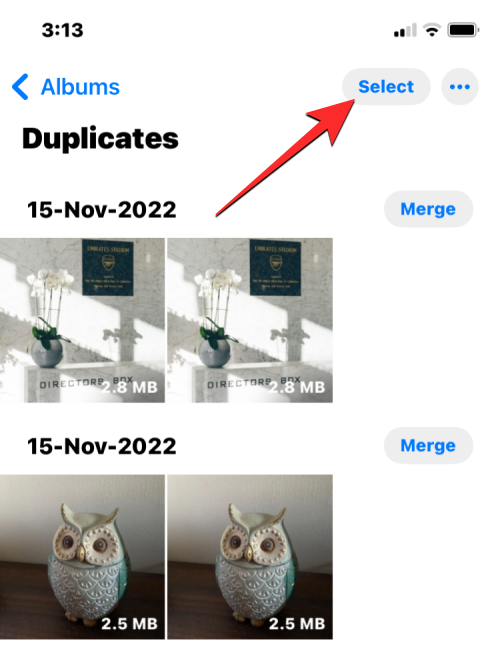 Comment fusionner des photos en double sur iPhone