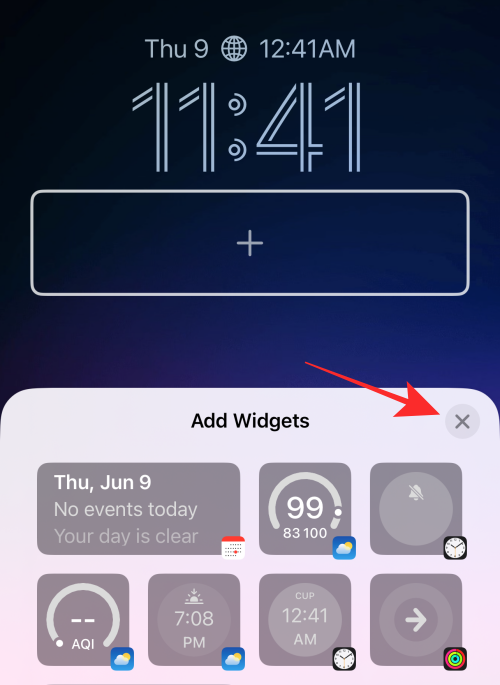 iOS 16의 iPhone 잠금 화면에서 위젯을 제거하는 방법