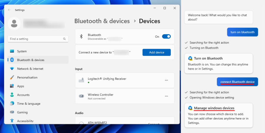 Windows Copilot を使用してダーク モード、DND をオンにし、Bluetooth デバイスを管理する方法