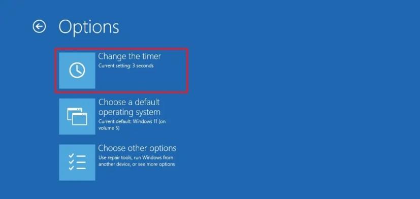 Windows 11, 10에서 부팅 메뉴 시간 초과를 변경하는 방법