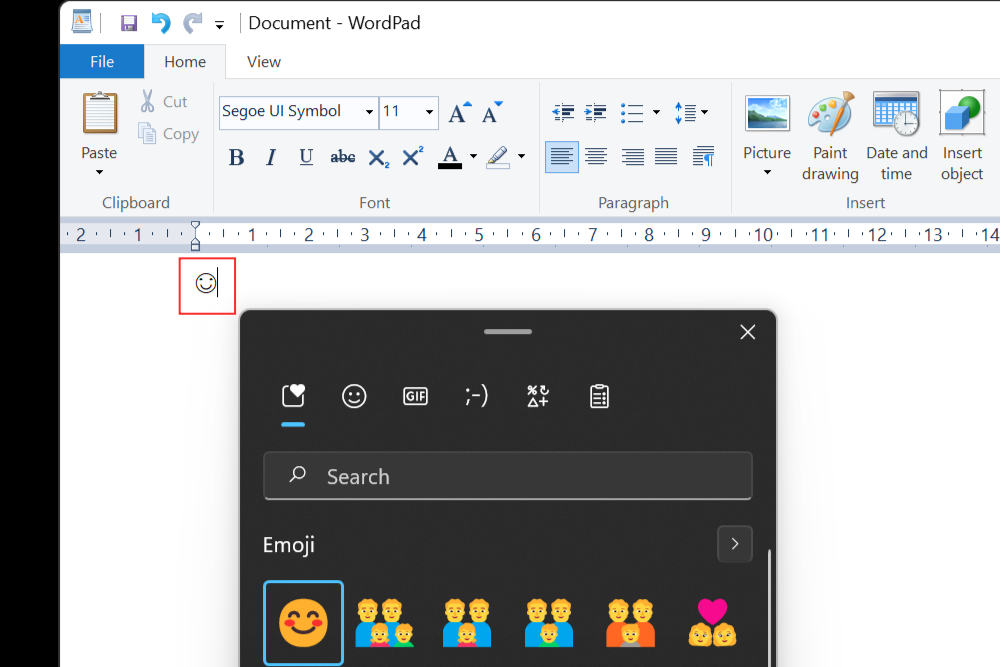 So verwenden Sie Emojis in Windows 11 mithilfe von Tastaturkürzeln