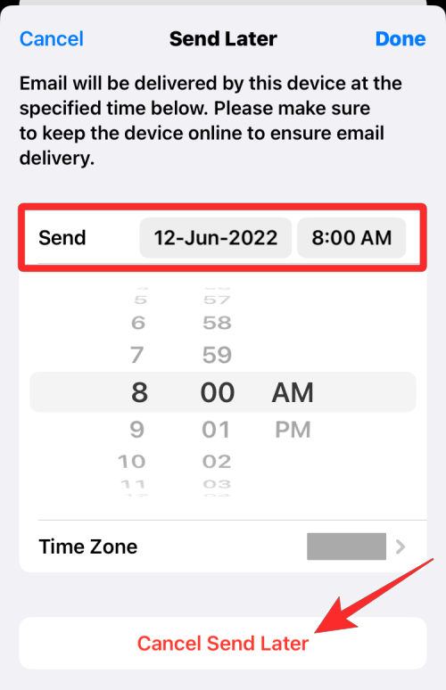 如何在 iOS 16 上的 Apple Mail 上安排電子郵件