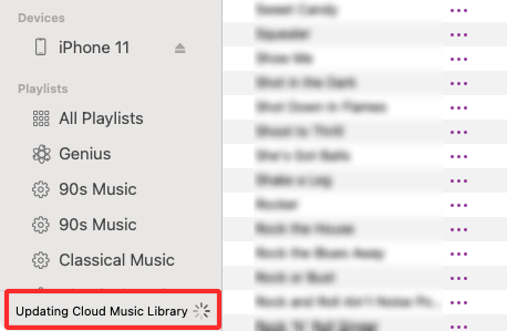 Apple Musicで「クラウドミュージックライブラリを更新しています」エラーを修正する方法