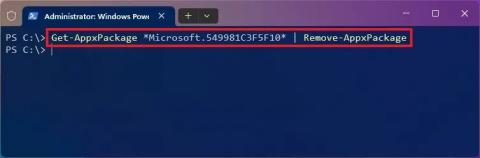 Windows 11 で Cortana をアンインストールする方法
