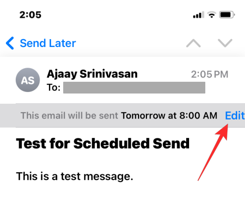 iOS 16의 Apple Mail에서 이메일을 예약하는 방법