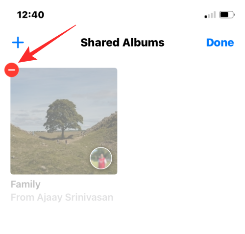 Comment supprimer quelqu'un d'un album partagé sur iPhone