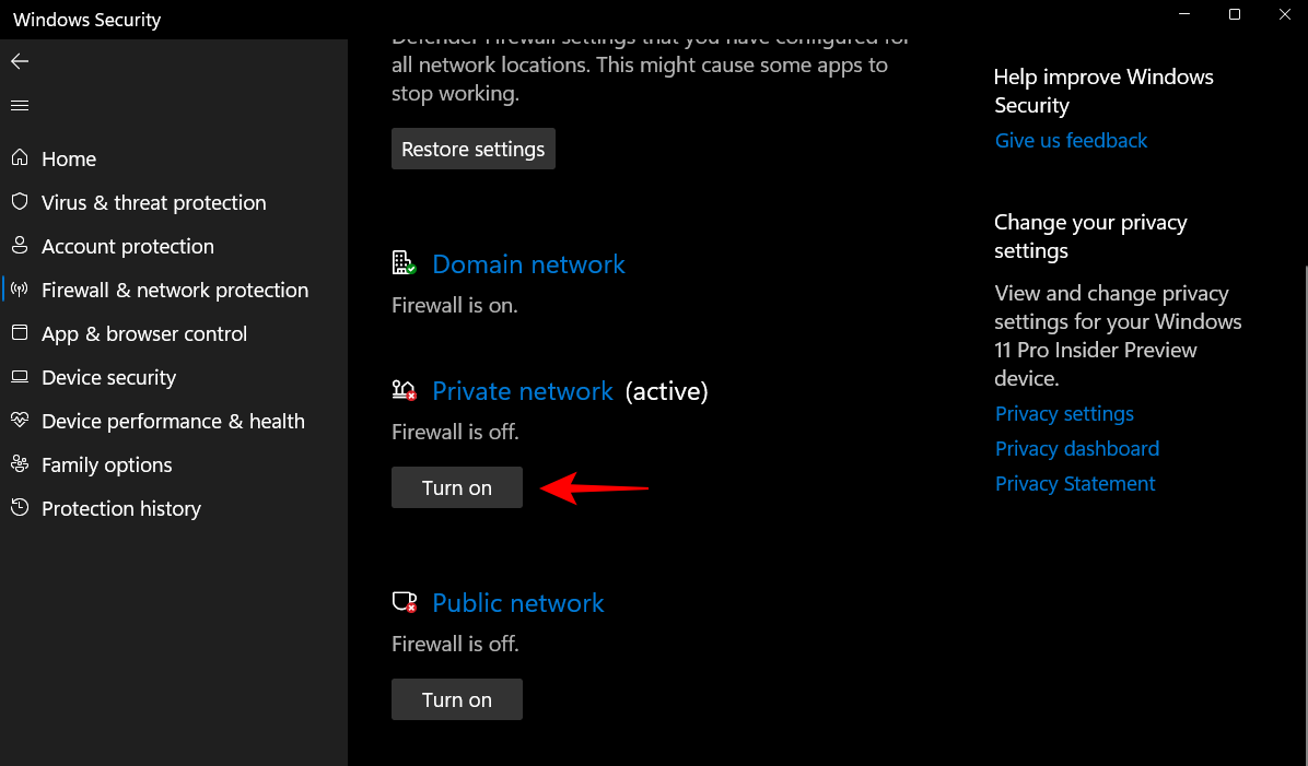 So aktivieren Sie Windows Defender in Windows 11