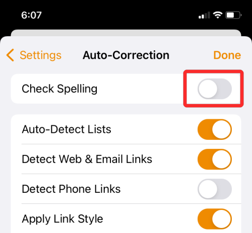iPhone에서 맞춤법 검사를 끄는 방법