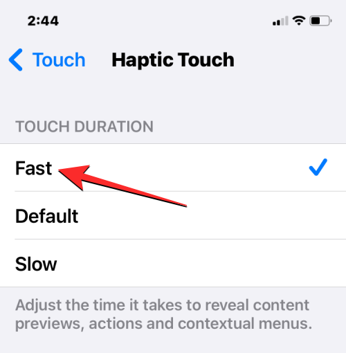 So aktivieren Sie „Fast“ Haptic Touch auf dem iPhone mit iOS 17