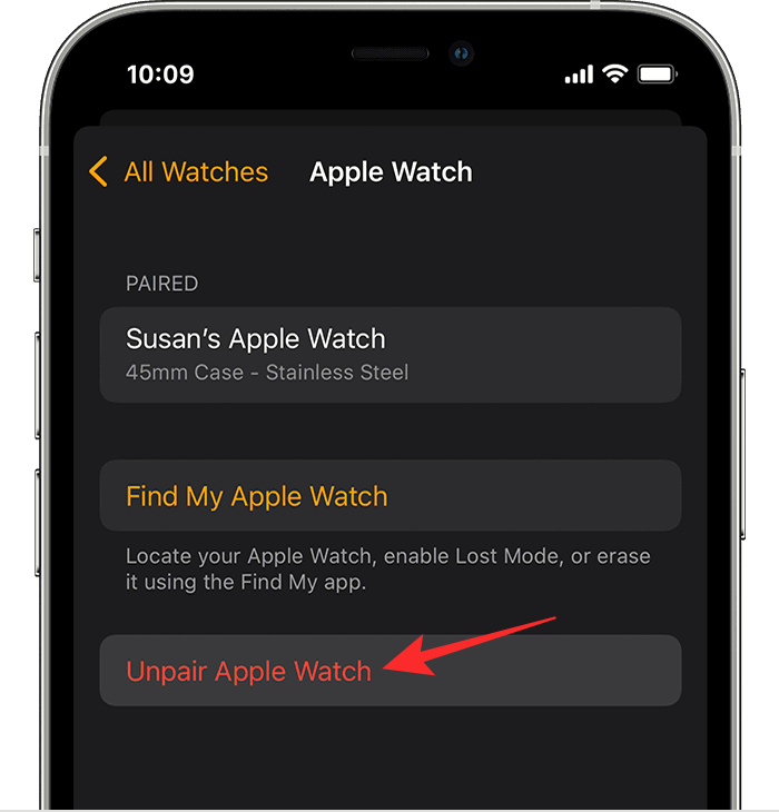 Apple Watchの「i」アイコンはどこにありますか?