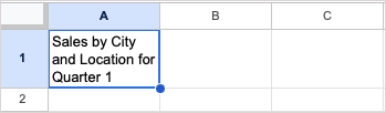 Comment envelopper du texte dans Google Sheets