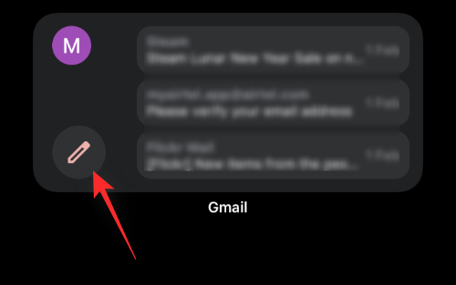 ウィジェットを使用してiPhoneのホーム画面からGmailを確認する方法