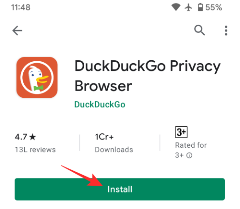 So verhindern Sie mit DuckDuckGo, dass Apps Sie auf Android verfolgen