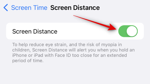 iOS 17で画面距離をオフにする方法