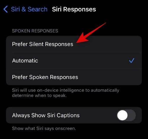 iPhoneでSiriをサイレント応答させる方法