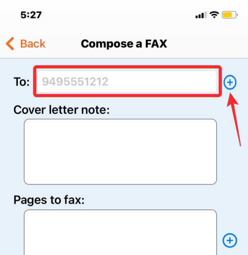 iPhoneからFAXする方法