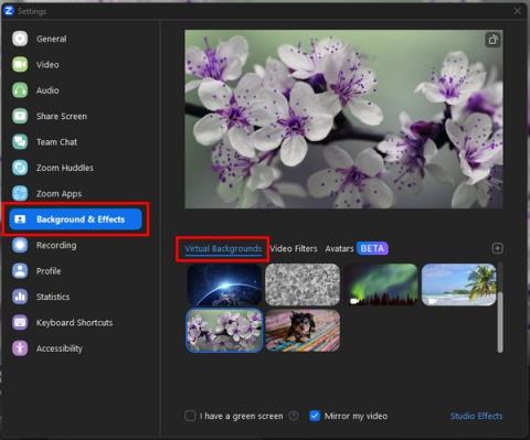 So fügen Sie einem Zoom-Meeting einen virtuellen Hintergrund hinzu