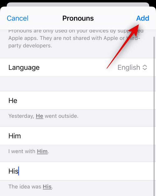 So fügen Sie unter iOS 17 Pronomen für einen Kontakt hinzu